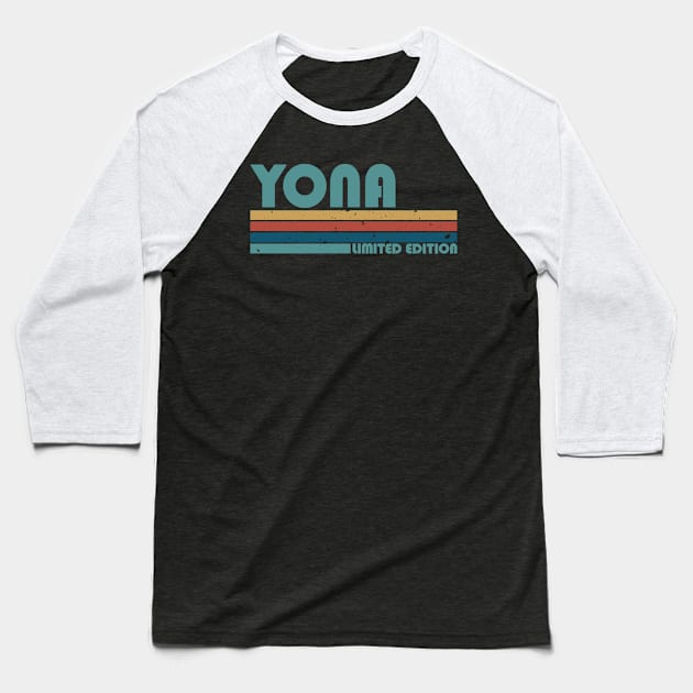 Proud Limited Edition Yona Name Personalized Retro Styles Baseball T-Shirt by Kisos Thass